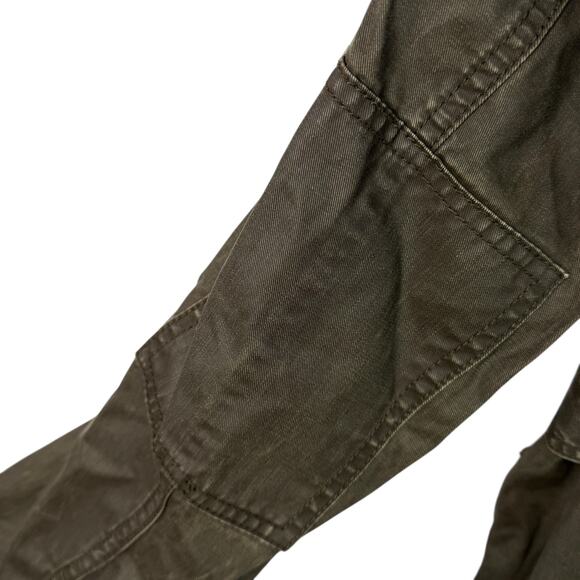 J Crew Downtown Field Jacket Utility Coat Military 19034 Green Brown Womens XL - Picture 6 of 8